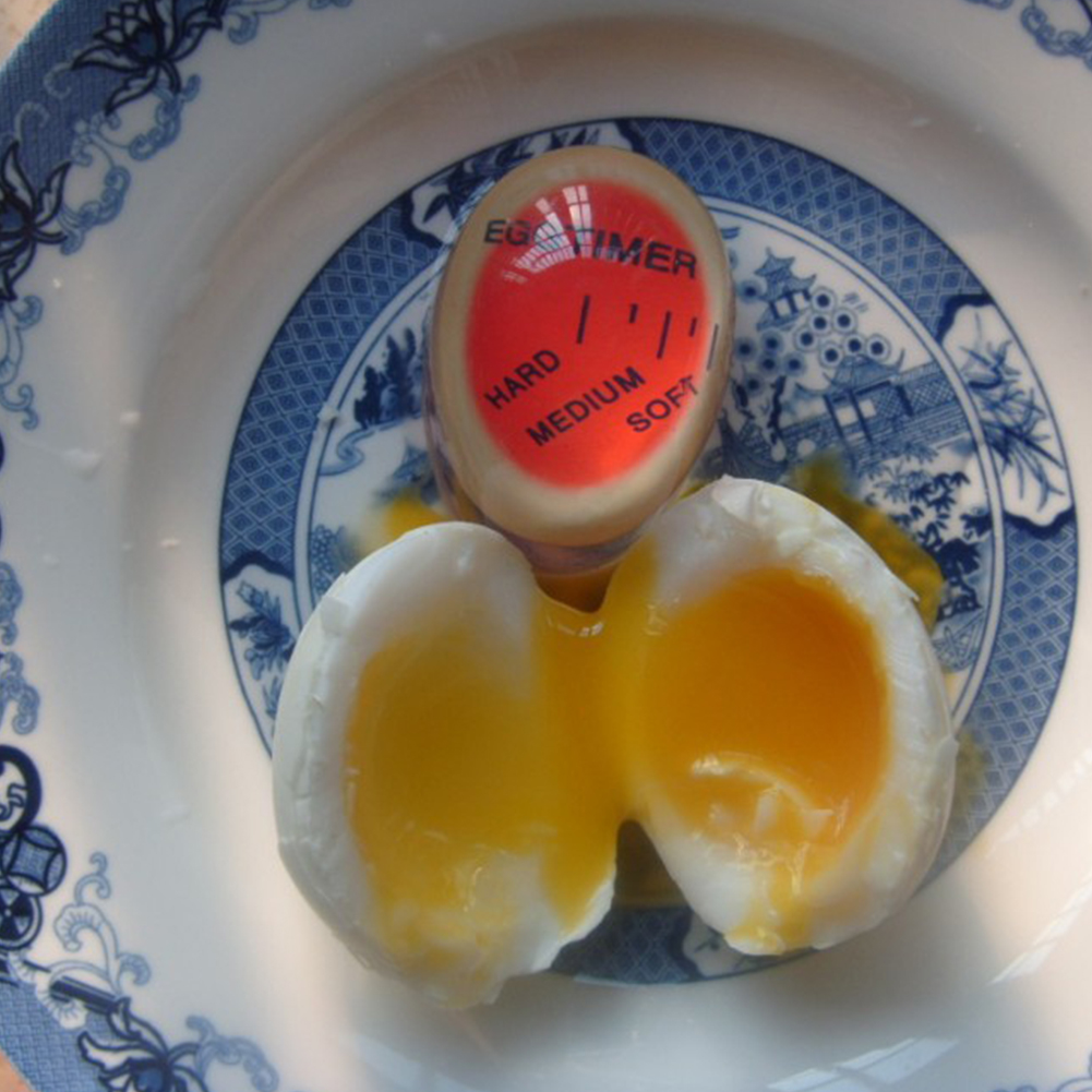 Mini Indicator Soft-boiled Soft Color Egg Boiler Environmentally Egg Timer Cooked Degree Display Egg Home Kitchen Timer Changing. 