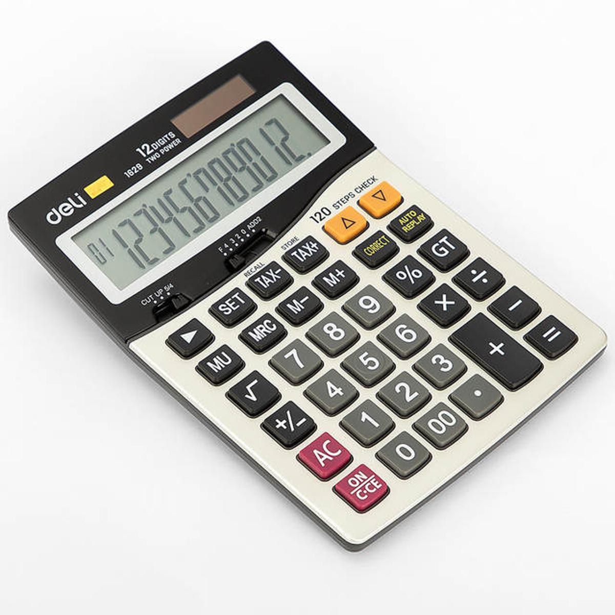 Deli 1629 Calculator with Tax Option - 12 Digits