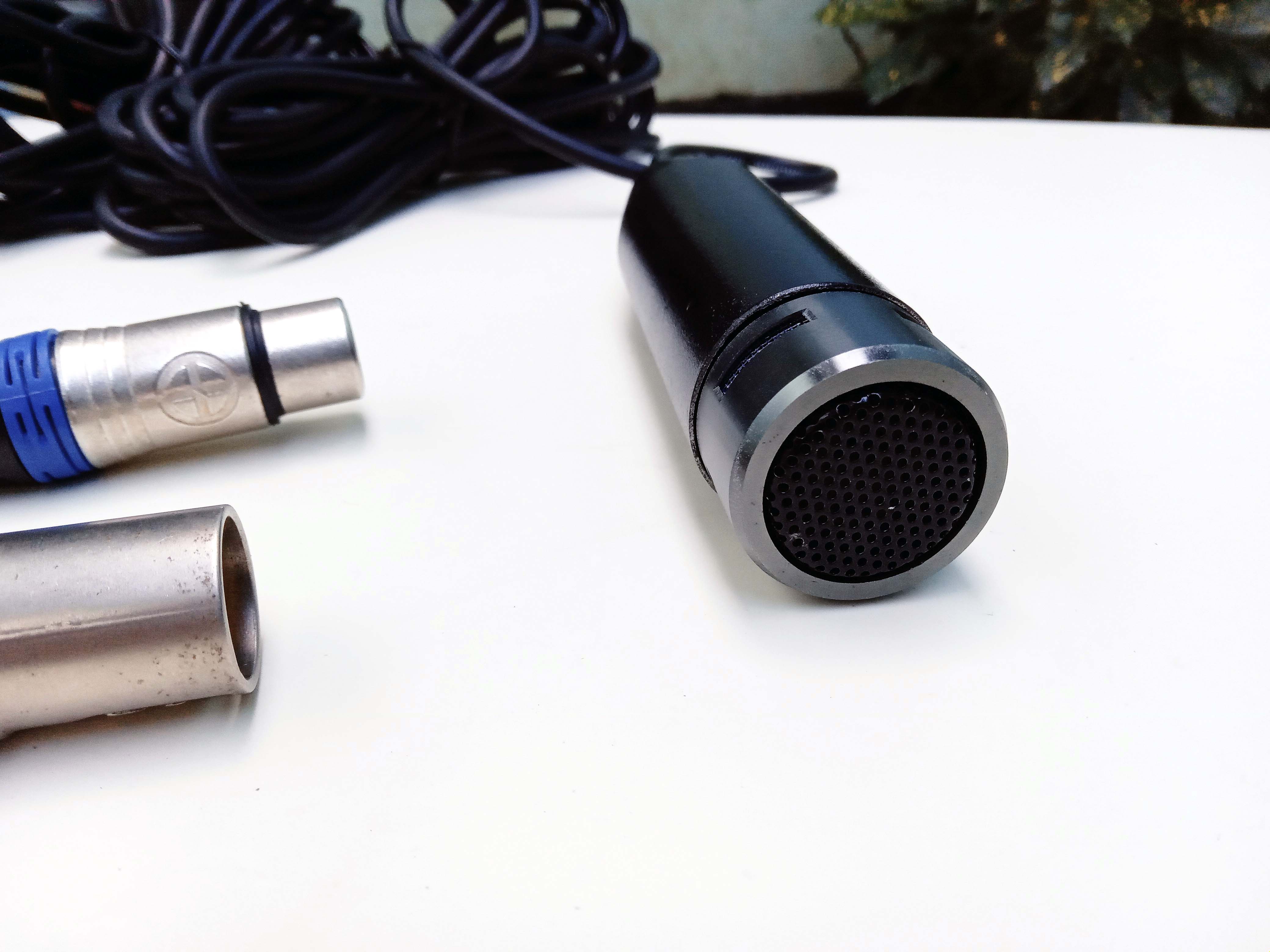 WAZ Microphone for Camera using Shure 959 mic Coil with 24- 30 feet Long Wire 3.5mm jack. 
