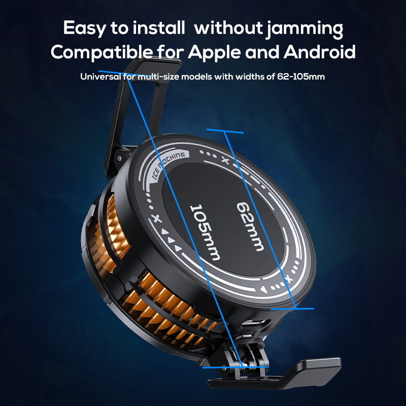 MEMO CX08 High-Power Strong Cooling Semiconductor Mobile Phone Cooler Radiator with Magnetic Attachment Clamp. 