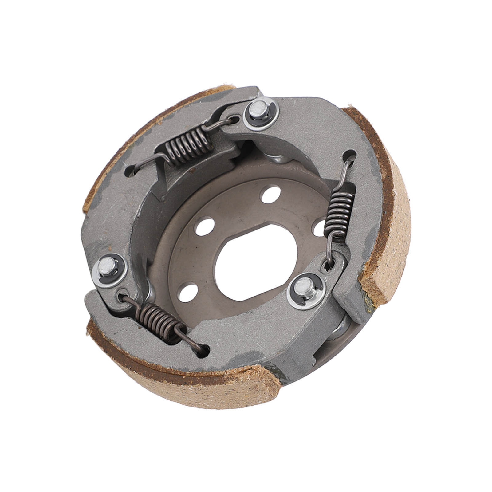 Driven Wheel Clutch, Metal Centrifugal Shoes Clutch 3 Friction Plate for Maintenance Replacement for GY6-50/60/80CC Engine. 