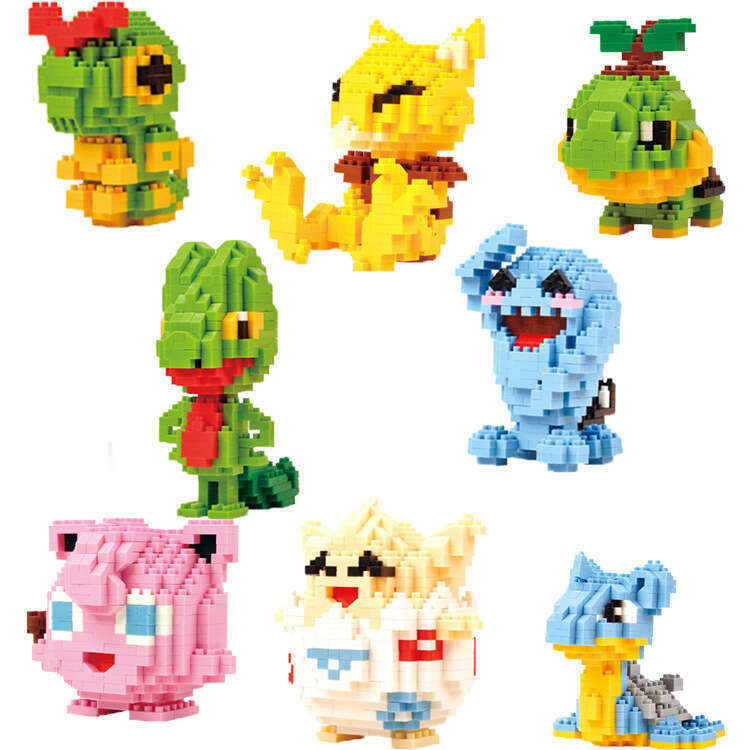 LNO small particles tiny leisure puzzle blocks plastic mon Pok Ball series 8 models 219 226