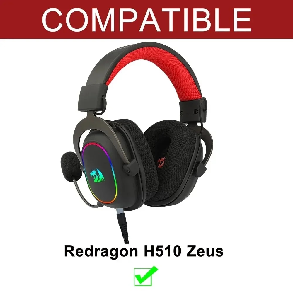 Nylon Braided OFC Replacement USB A 7.1 Surround Sound Cable Extension Cord For Redragon H510 Zeus Wired Gaming Headsets. 