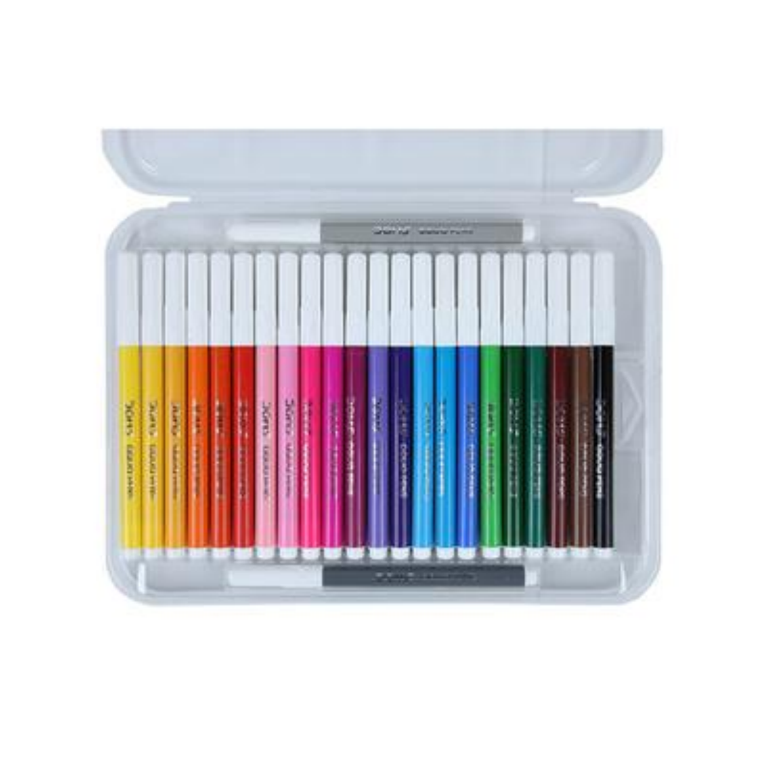 Doms Aqua 24 Shades Watercolour Sketch Pen Set | Unique Push Resistant Tip With Bright. 