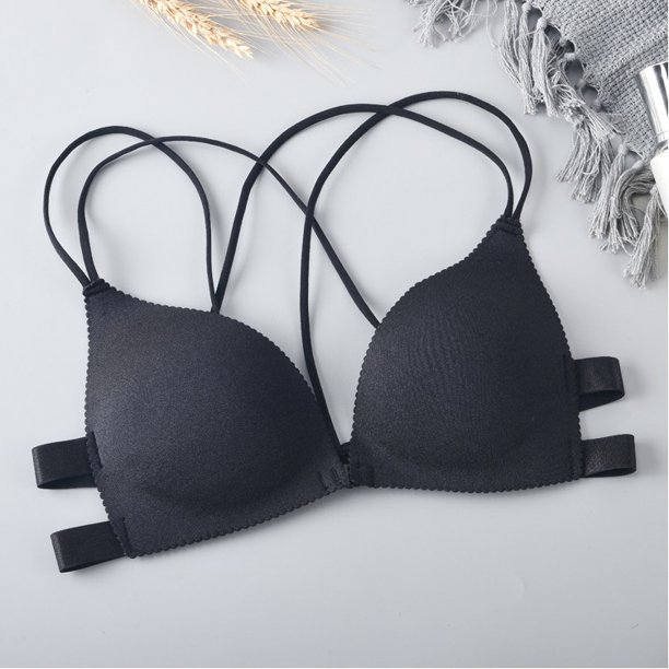 Back Strappy Front closure Push Up Bra (MADE IN KOREA) - skinnintimate