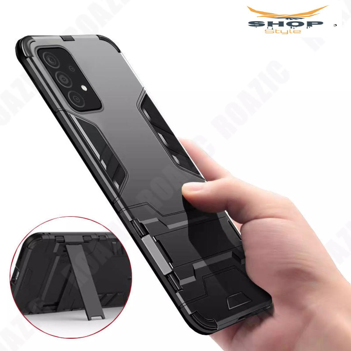 Samsung Galaxy A32 / Samsung Galaxy A32 5G - iRonman Armor Kickstand Back Phone Case Cover Casing
