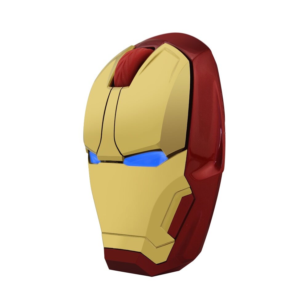 Iron Man Wireless Gaming Mouse 2.4Ghz Ergonomic Optical 6 Buttons Computer Mice 1600 DPI Mouse Good Gift For PC Laptop Desktop. 