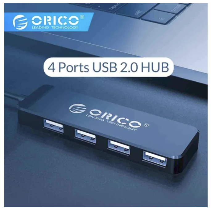 Orico Fl01 4 Port Usb 2.0 Hub With Portable Extension Cable High Speed Windows, Androind, Mac Os. - Usb Hub. 