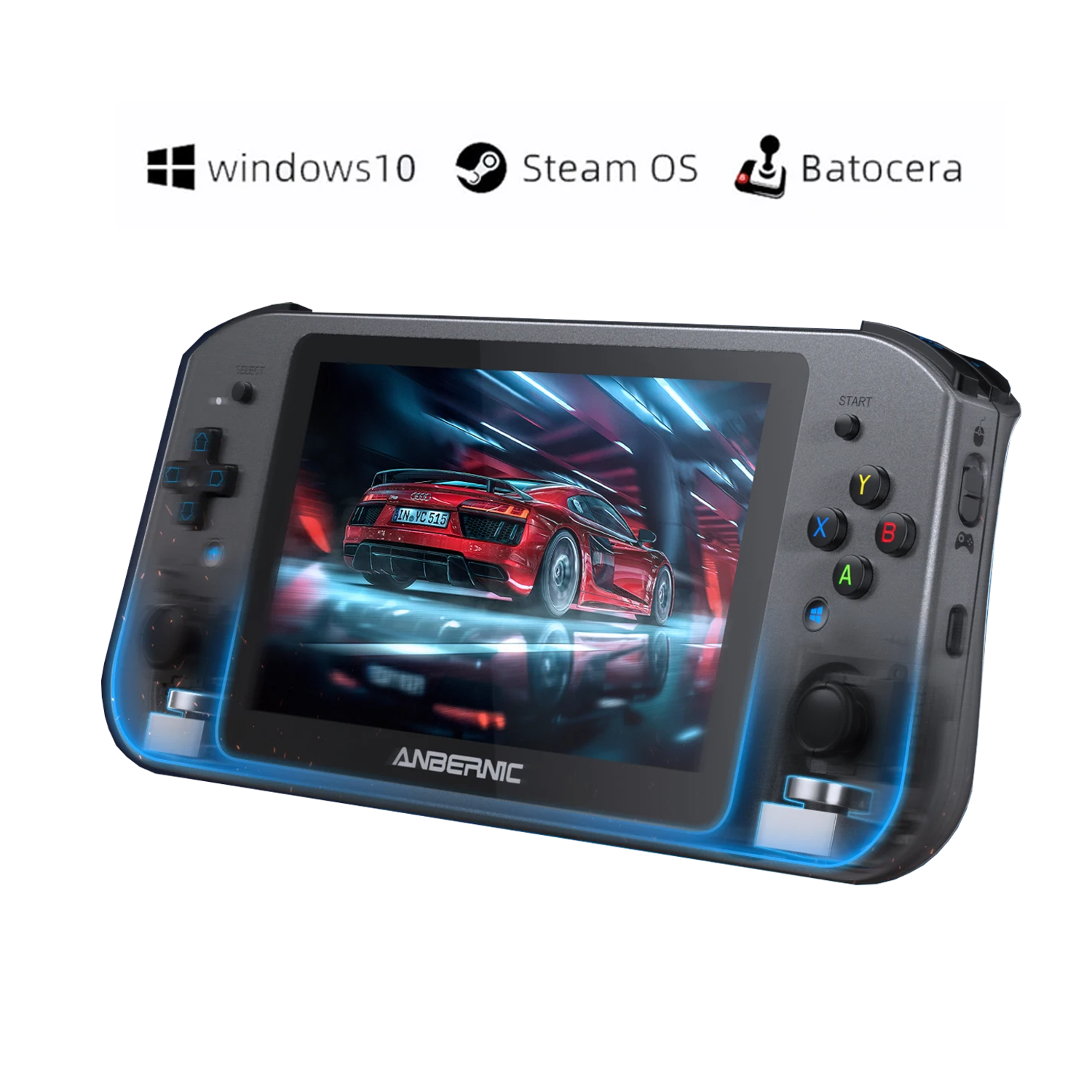 s Anbernic WIN600 Handheld Game Console Portable PC Mini Laptop 5.94inch With Win10 Steam OS System. 