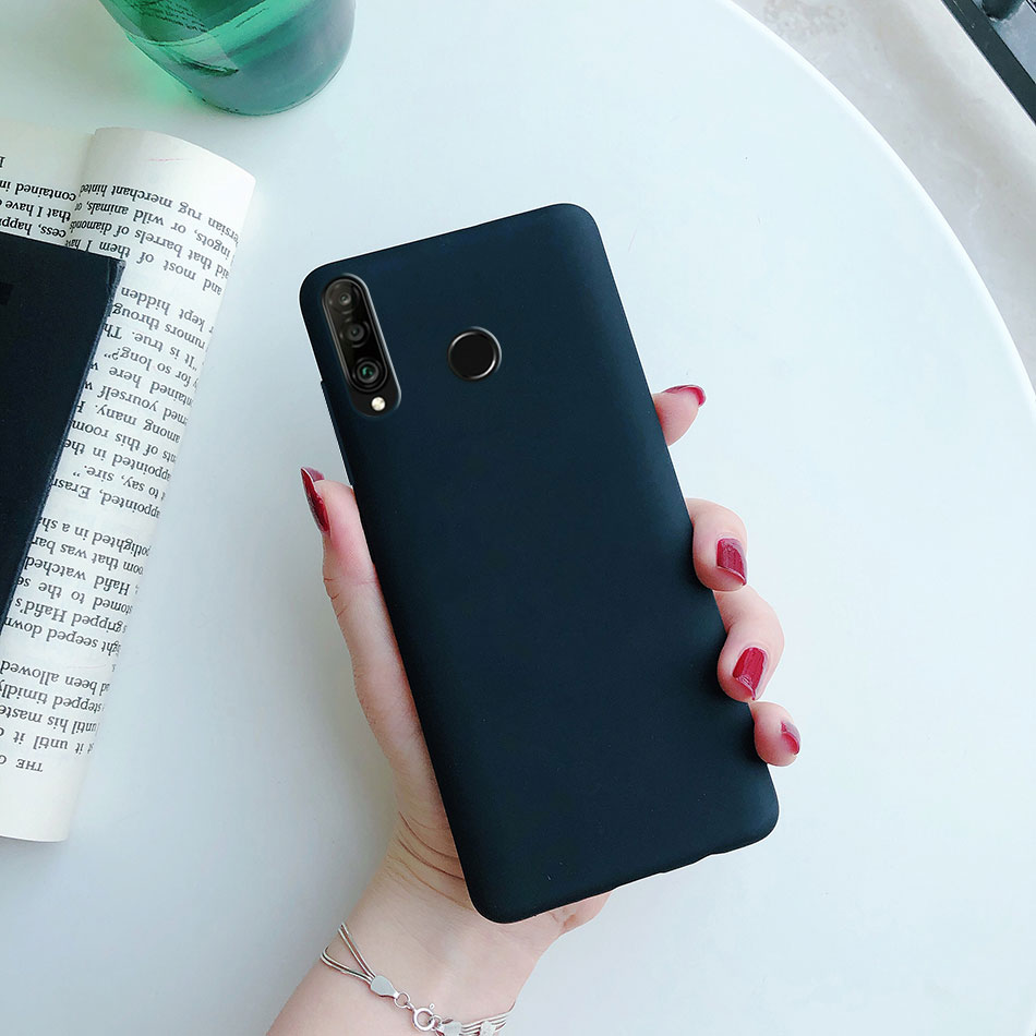 Case For Huawei P40 Lite E P30 Lite Pro P20 Lite P10 P Smart Plus Z 2019 2018 Matte Soft Back Cover Case. 