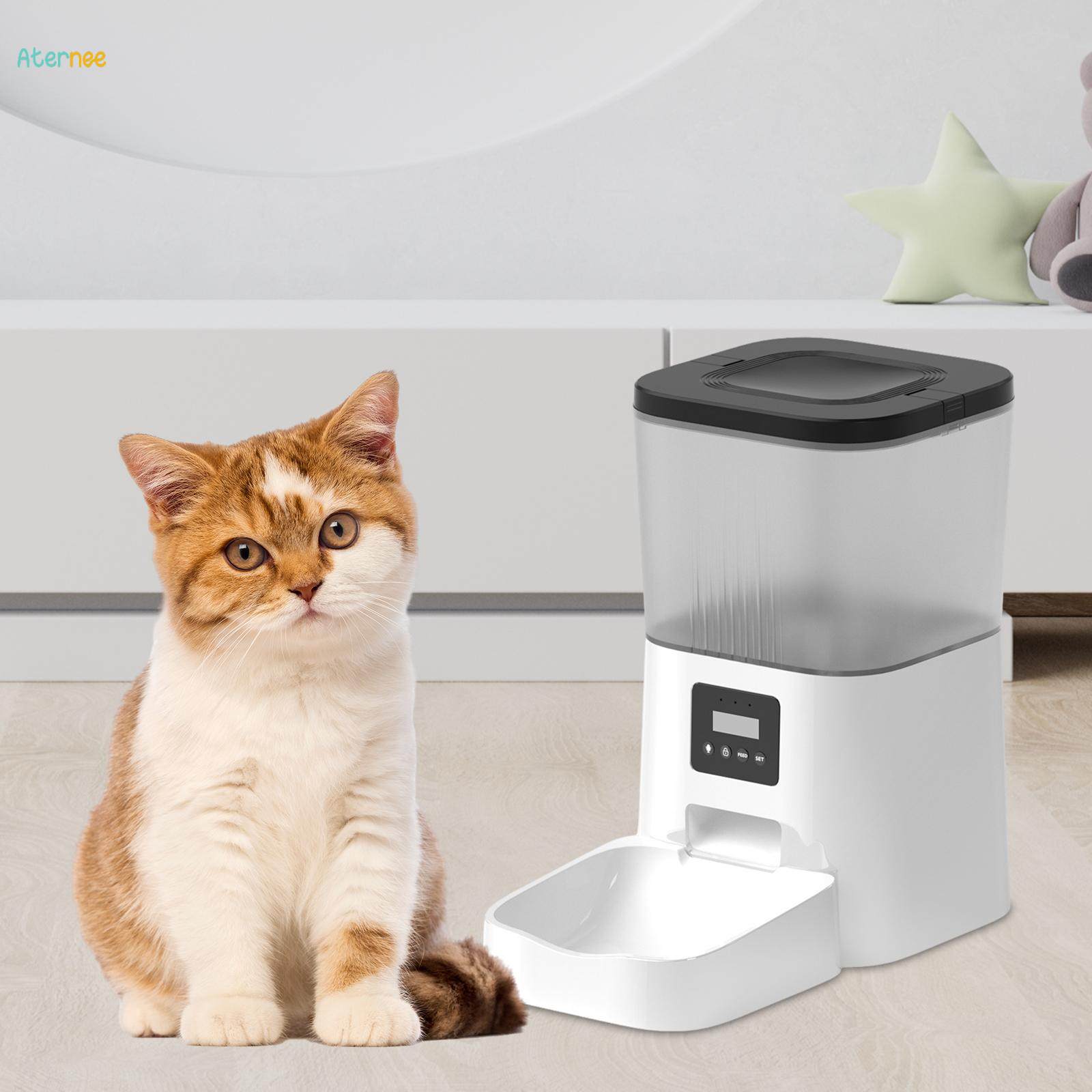Smart Automatic Cat Feeder Easy Cleaning Clog App Control 4L Cat Food Dispenser Automatic Dog. 