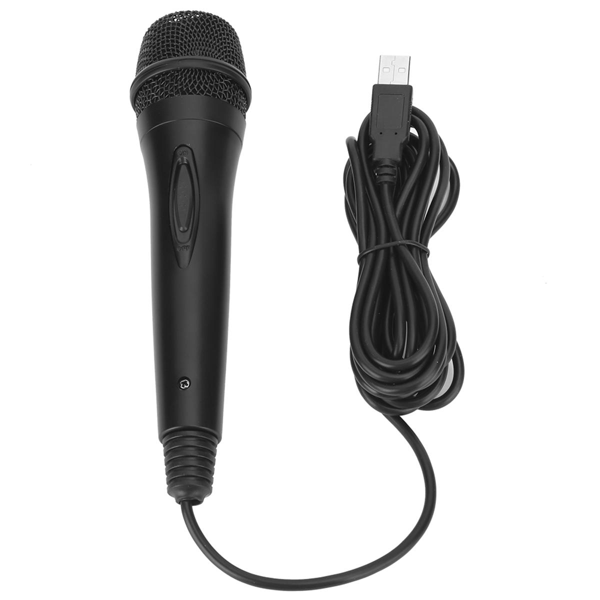 USB Wired Microphone Mic for PC PS4 Switch XBOX One 360 Wii Game Console