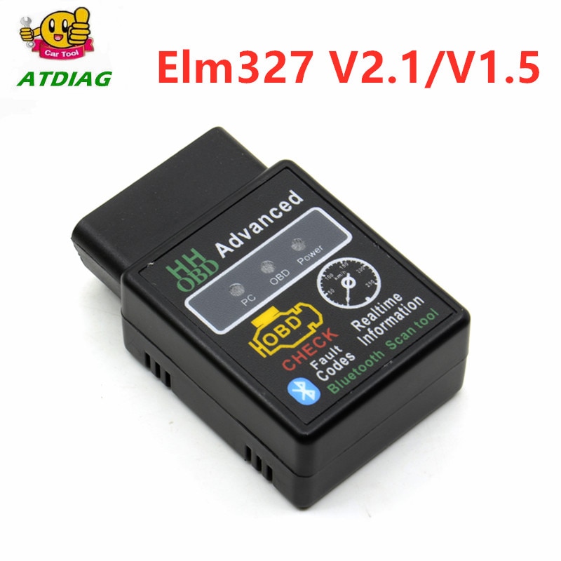 OBD2 HHOBD Advanced ELM327 Bluetooth OBD2 HH OBD V1.5 Check Fault Code Erase Trouble Code Scanner for Car Diagnostic. 