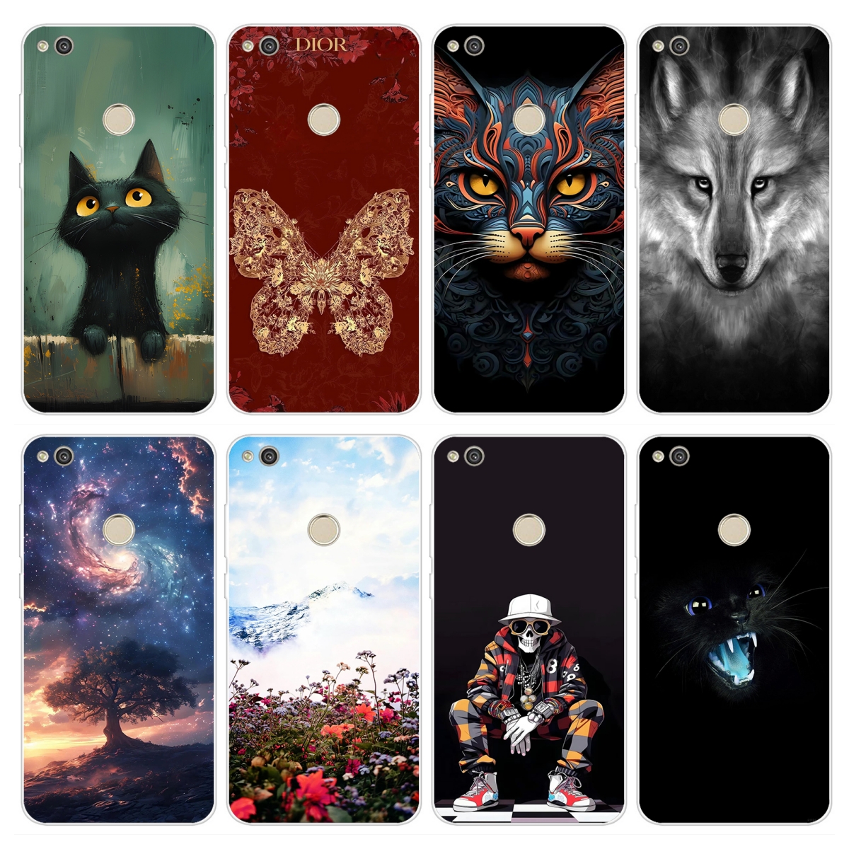 For Huawei P8 Lite 2017 Case Silicon Soft TPU Cover Case for huawei P8 Lite 2017 PRA-TL10 PRA-TL20 PRA-LA1 PRA-LX1 LX2 LX3 Cover