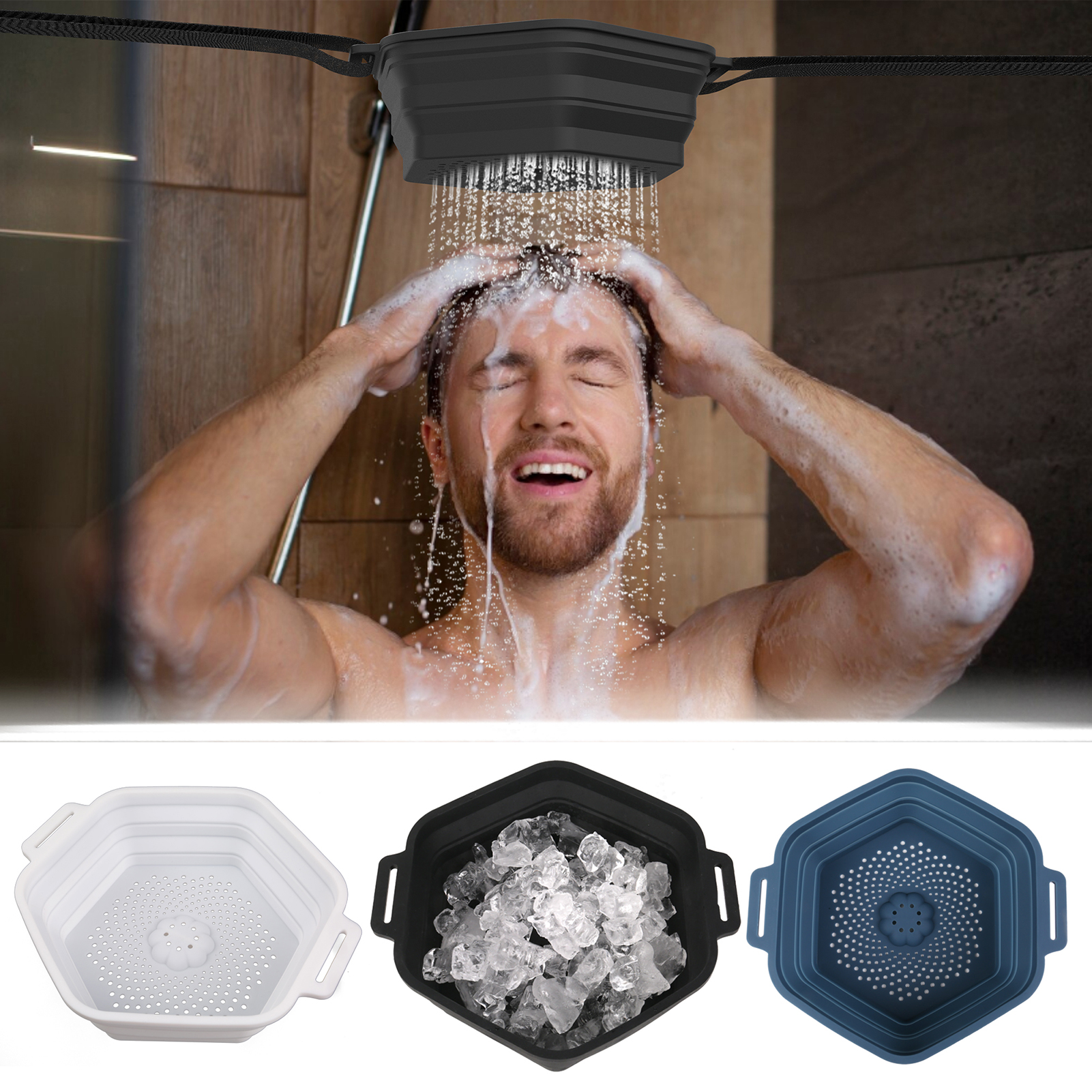 rle Ice Bath rle Foldable Ice Bath Tub with Handle Lightweight Silicone Bucket for Indoor Use Buyers' Favorite Muscle Recovery Ice Bath. 