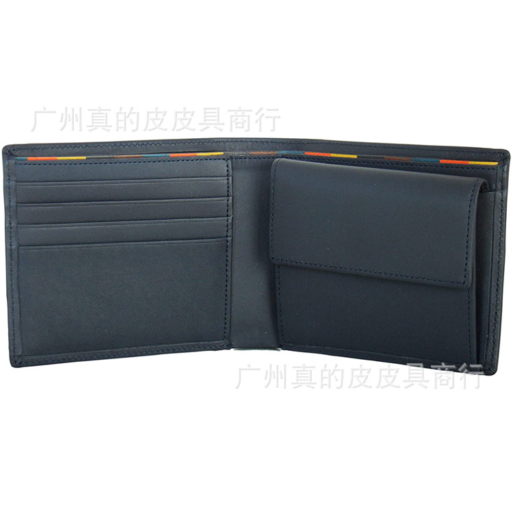 ew Leather Wallet ero Wallet en's FI Anti theft rush ersonalized Color Line Wallet Wallet Wallet Clip