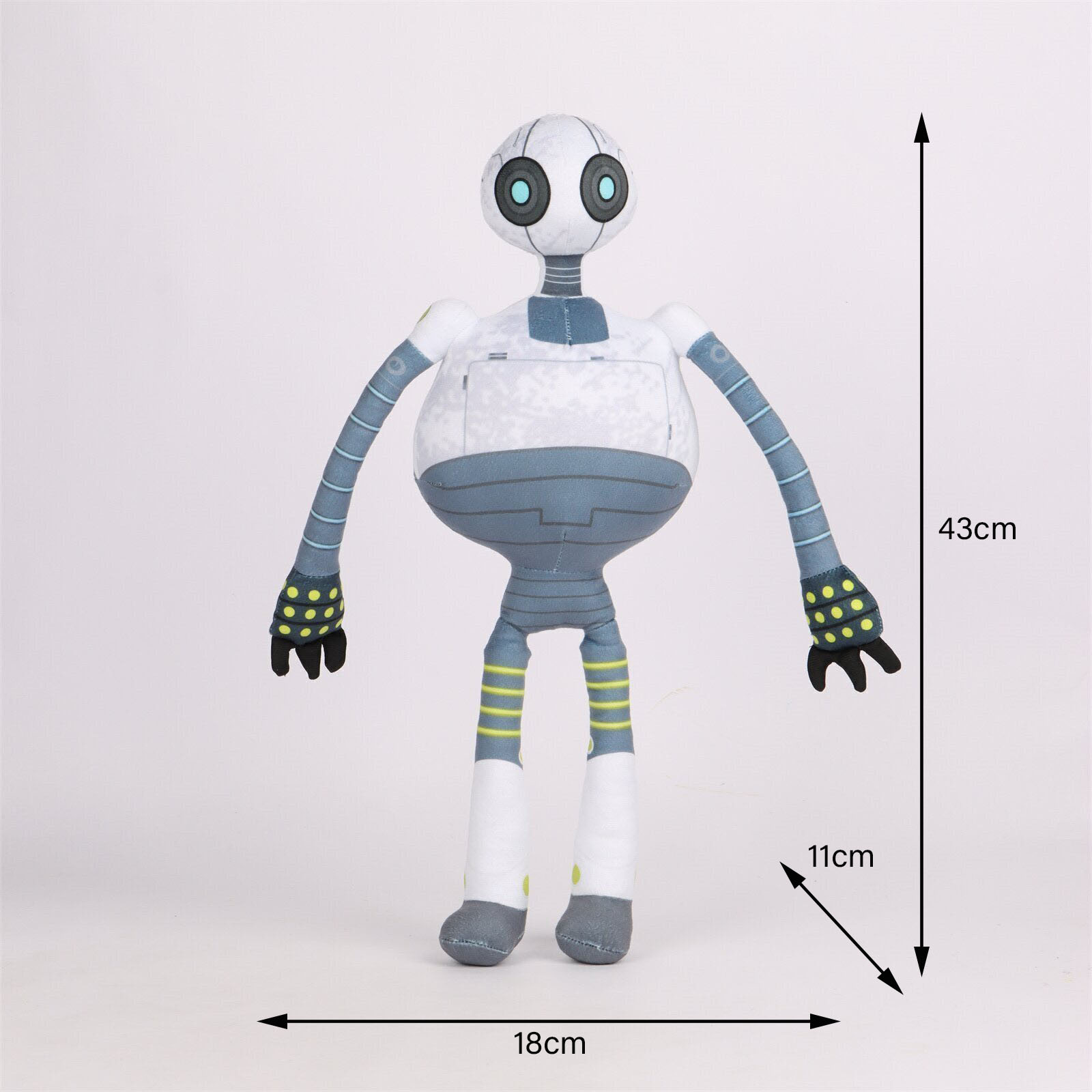 Cross-Border New Products The Wild Robot Movie Wilderness Robot Roz Roz Plush Doll Cartoon Doll. 