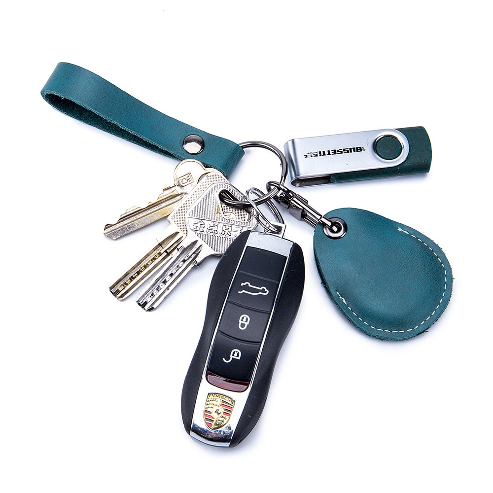 Customizable Leather Cover for Label Starline S96 and PIK Intercom Unisex IC Alarm Tag Mark Protective Card Case Keychain Holder. 