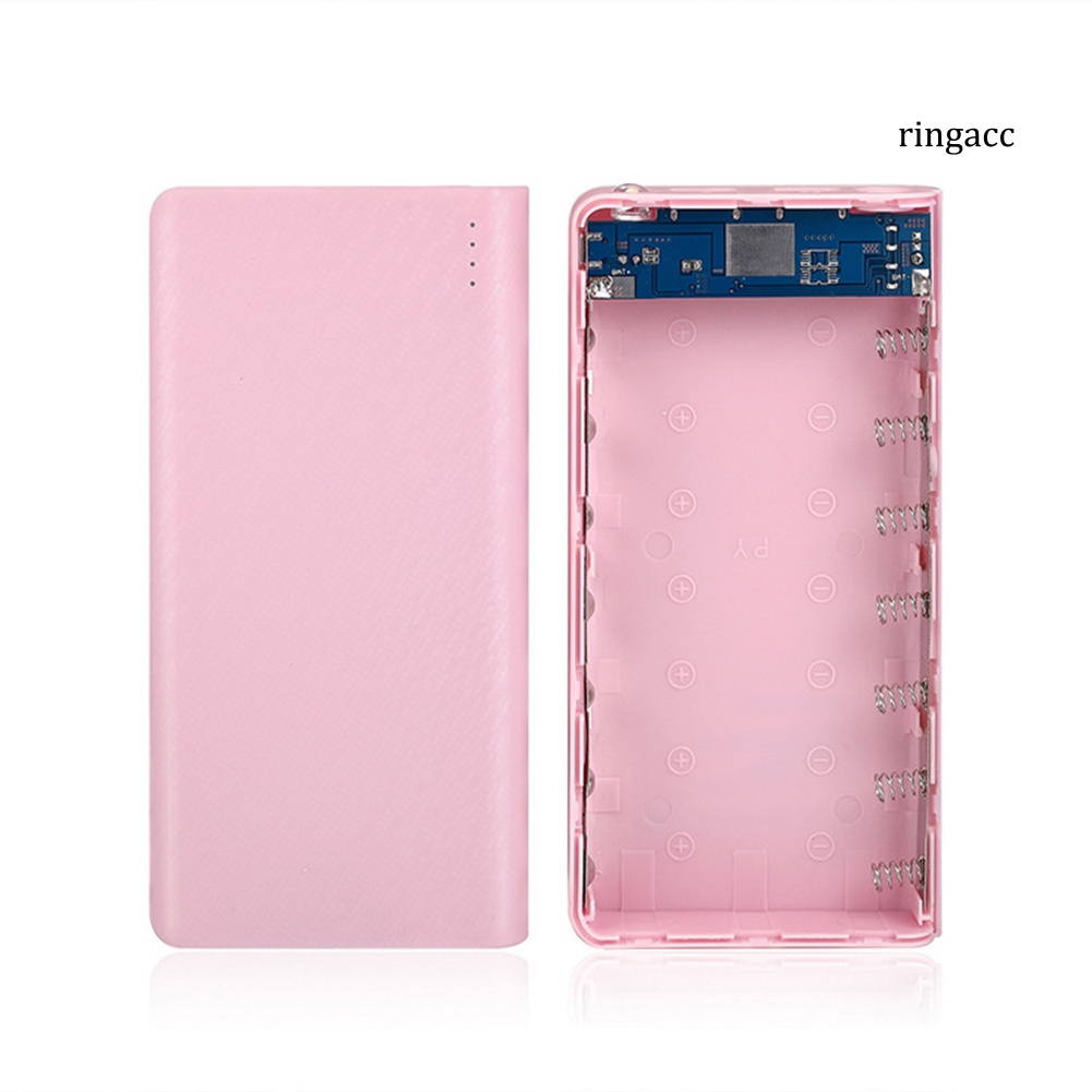 【RG Universal Empty DIY Dual USB 18650 Battery Enclosure Mobile Power Bank Case. 