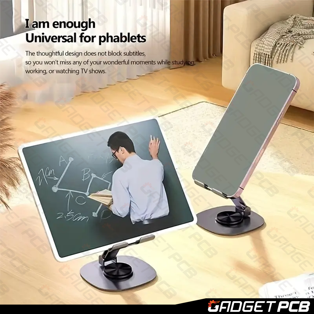 Aluminium alloy 360 Degrees Rotating Multi-functional Folding Portable Support Phone Stand For Ipad Tablet Universal Metal Desk Table Top Mobile Holder New. 