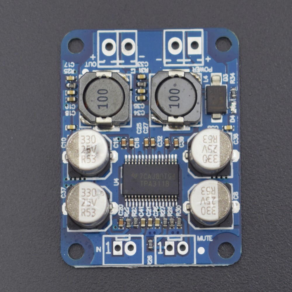 TPA3118 TPA-3118 PBTL 60W Mono Digital Audio Power Amplifiers Board Module DC 12V-24V Home Entertainment Amplifiers. 