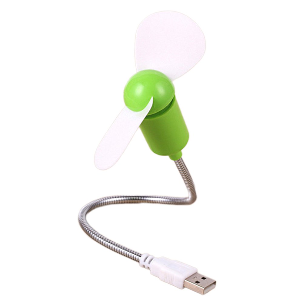 Mini Snake Fan Silent Soft Leaf Fan Computer Usb Fan Bendable Freely. 