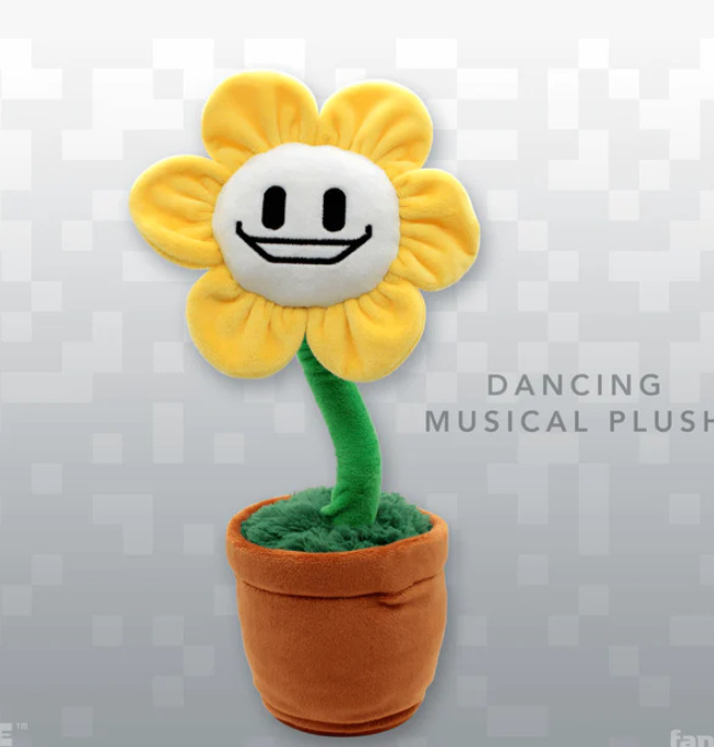 Cross-border new arrival Dancing Flowey Plush Undertale SUNFLOWER Plush Puppet and Doll. 