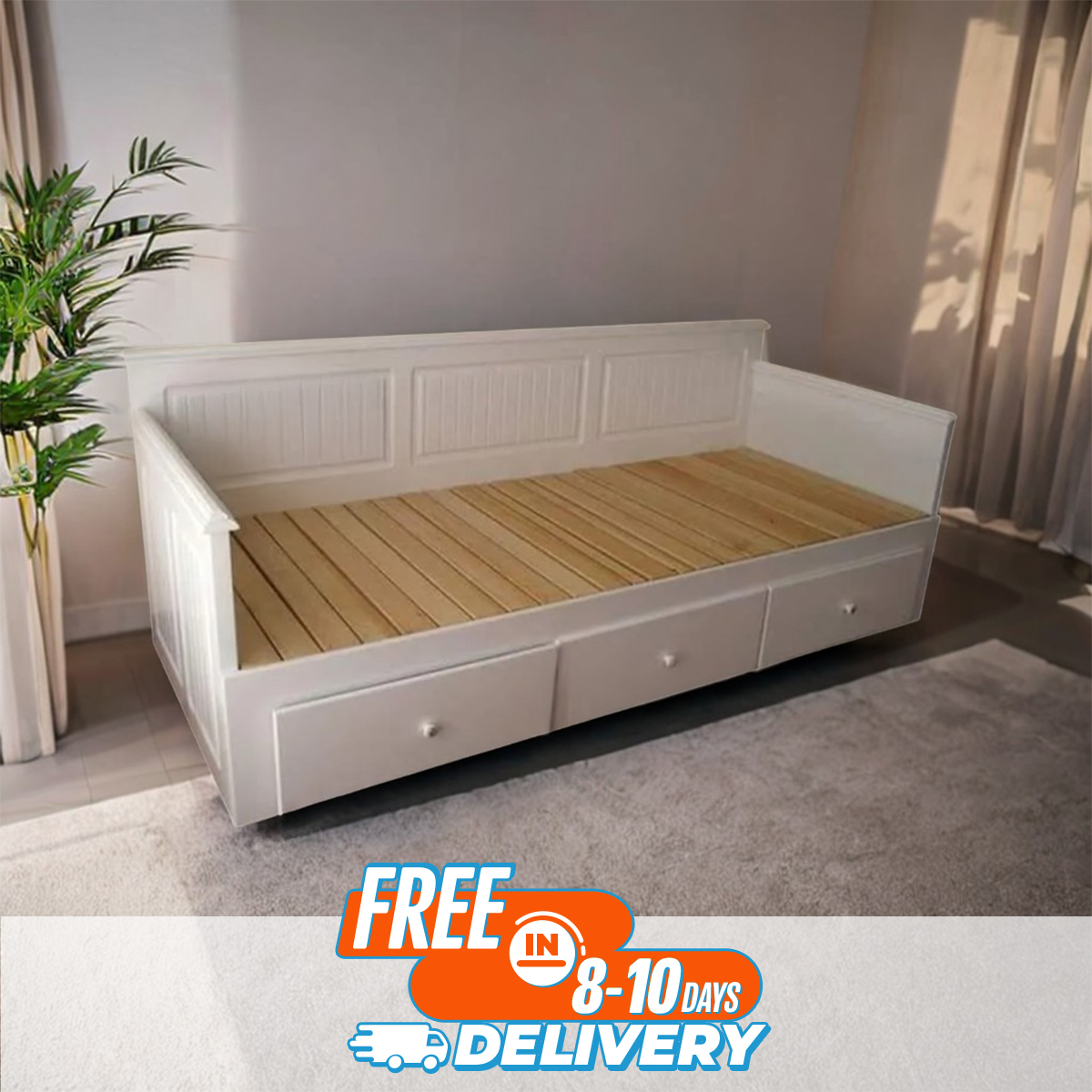 Andormahal MDF Multi-Purpose Sofa cum BED Without Foam(6ft by 4ft by 1.5ft)