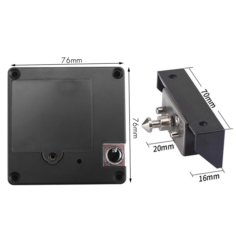 Smart Wood Door Lock Keyless Invisible Electronic Lock IC Card TTlock App Unlock Cabinet Locker Furniture Drawer Lock Durable Easy Install Easy to Use. 