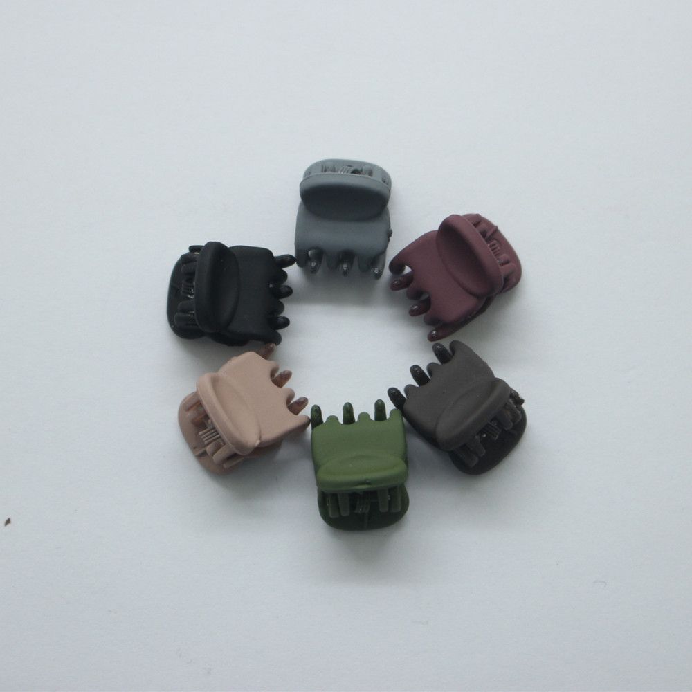 12pcs Bbay Simple Matte Texture Mini Hair Clips Hairpins Clamps Hair Accessories Women Hair Crab Claws Make Up Washing Tool