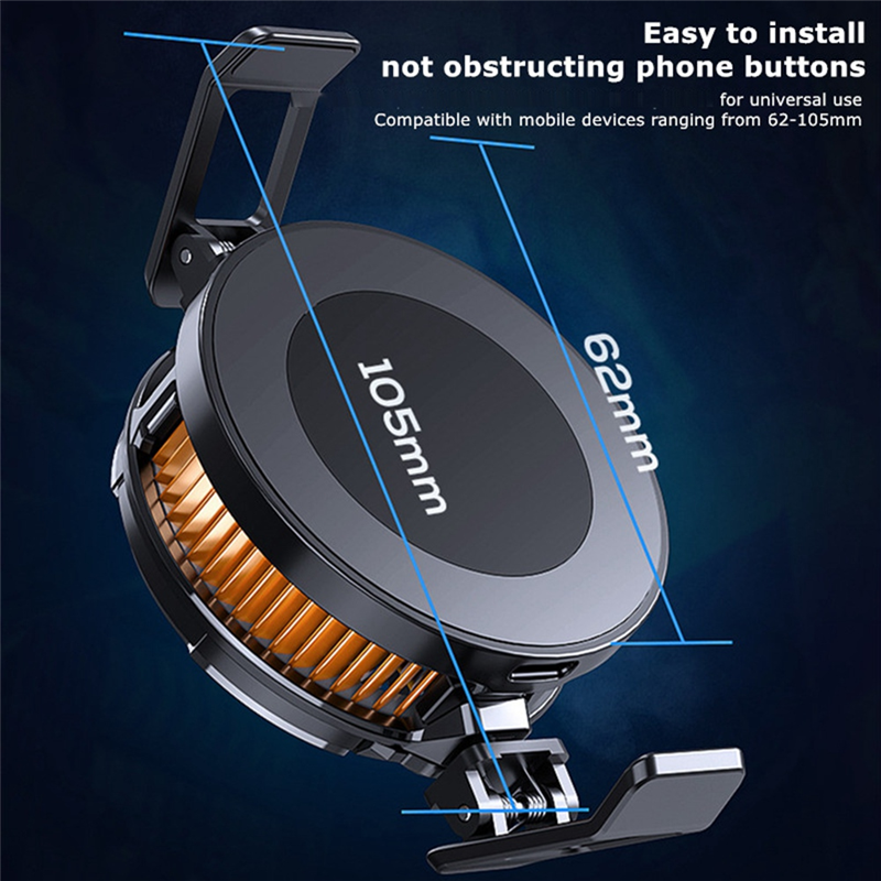 MEMO CX07 Semiconductor Cooling Fan, Magnetic Mobile Game Cooler for Android PUBG. 