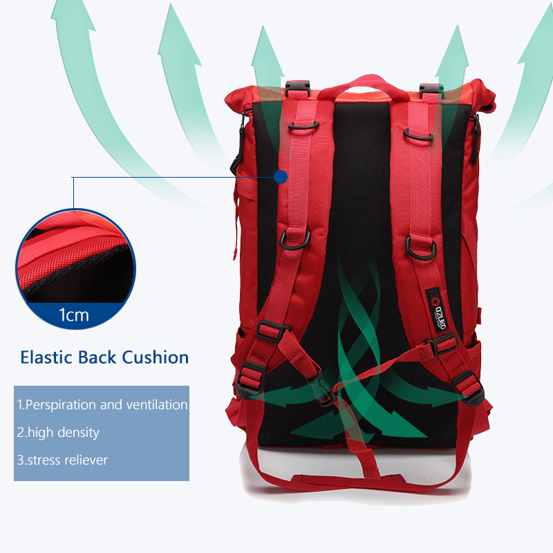Ozuko 8020 Waterproof Laptop Travel Backpack description image 10