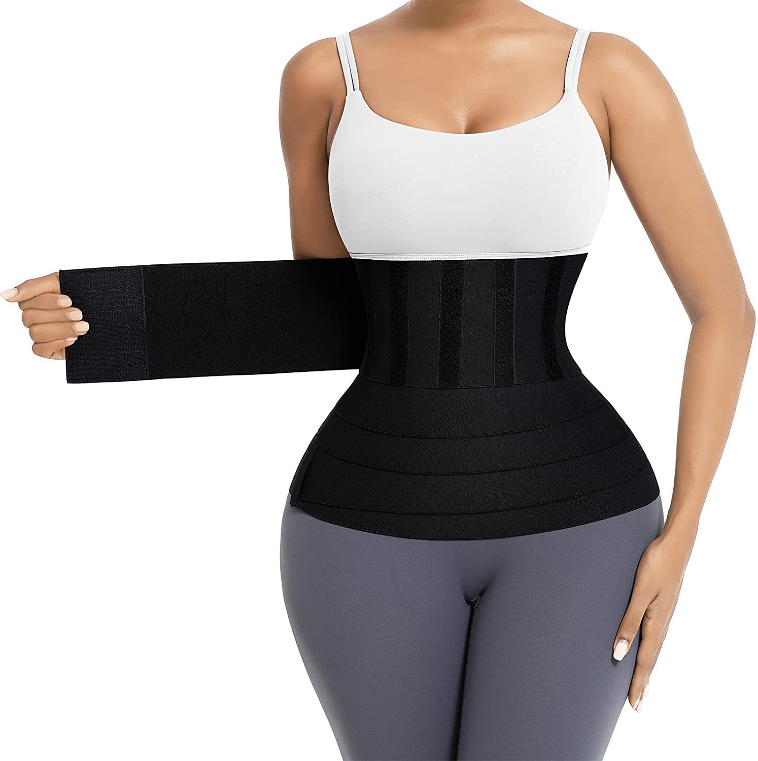 Waist Trainer for Women Tummy Wrap Waist Trimmer Belt Slimming
