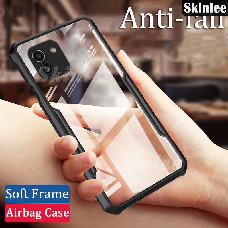 Phone case for Samsung Galaxy A03 Back Cover Transparent clear Airbag protector Soft Frame Hard Armor Cover Samsung A03 Phone cases