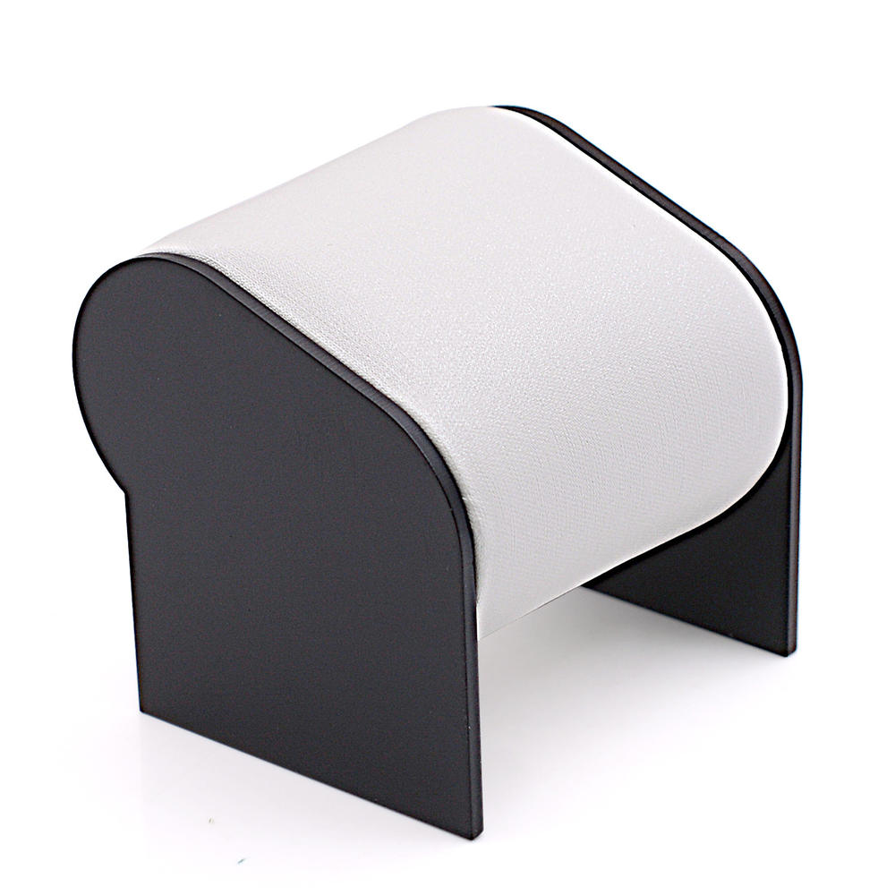 Black Watch Stand Multi-Tiered Pvc White Watch Display Display Stand for Retail Showroom Collector Merchandising Exhibition. 
