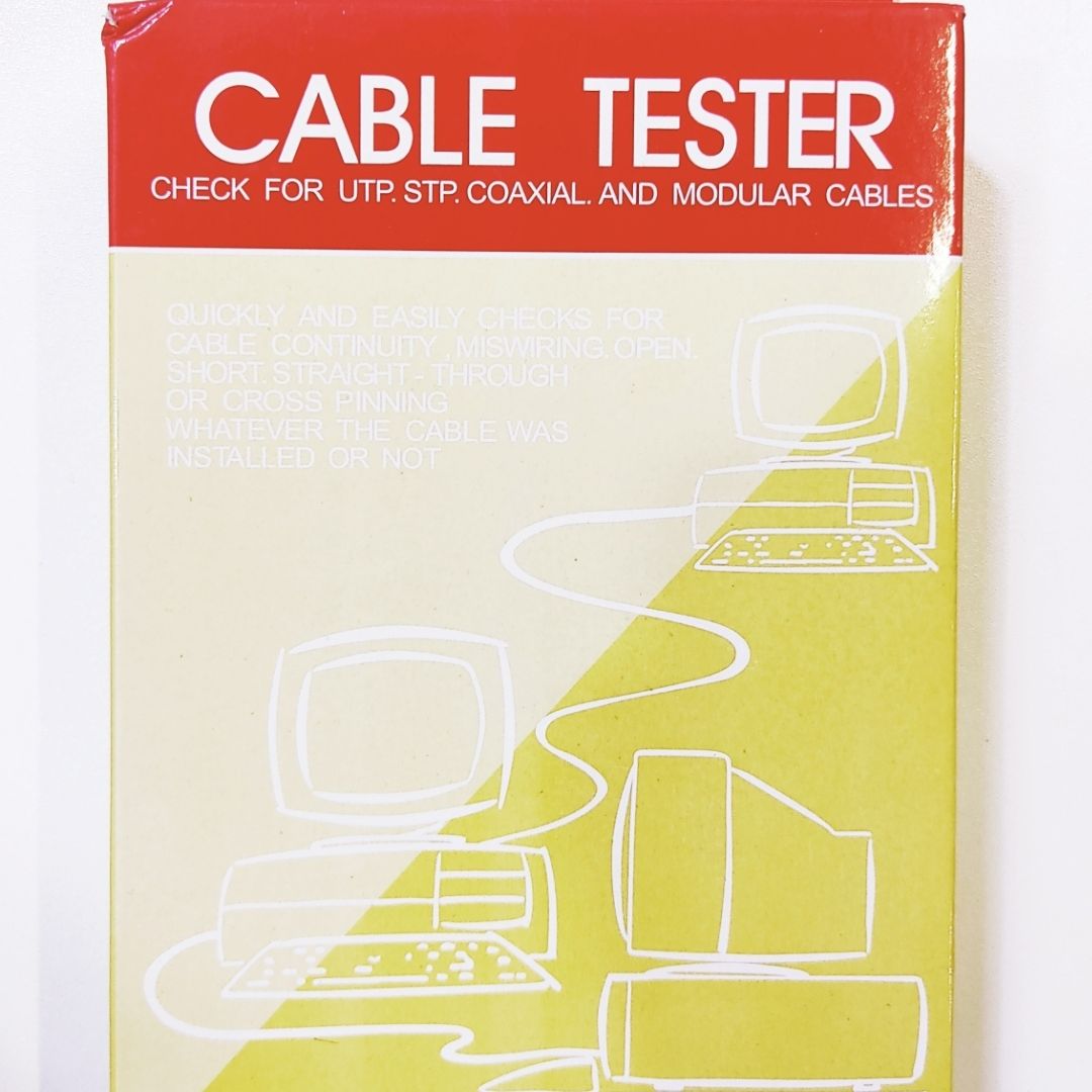 High Quality Network Cable Tester LAN UTP CAT5 CAT6 RJ45 RJ12 RJ11 BNC Coaxial CCTV Cable Tester (Model:ST-248) with 9v Battery & Cable Cutter. 