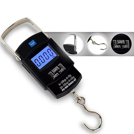 Portable Hook Weighing Machine Digital Type Manual Weight M/c 10 Kg-50Kg Temp Scale for Home