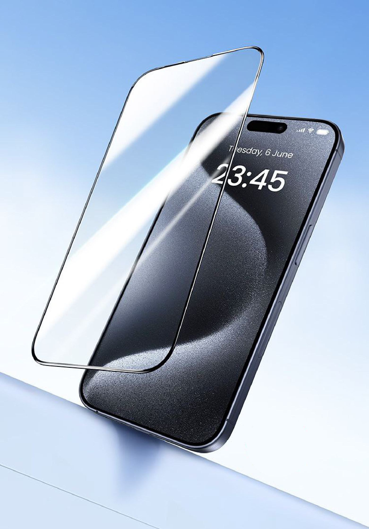 HD Tempered Glass Screen Protector for iPhone 16, 16 Plus, 16 Pro, 16 Pro Max, Full Coverage, Anti-Scratch, Anti-Shatter, Easy Installation. 