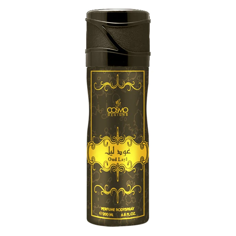 International Dubai Product OUD LAYL NON ALCOHOLIC PERFUME BODY SPRAY 200ML