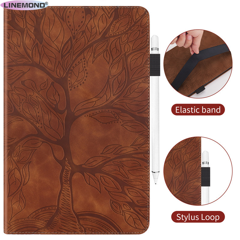 Tablet Case for Honor Pad X9 Tablet 11 5 inch Emboss Tree Leather Flip Cover for Funda Honor Pad X9 X 9 Case For Honor Pad X8 Pro 11.5 inch 2023(can not use honor pad8 12 inch ). 