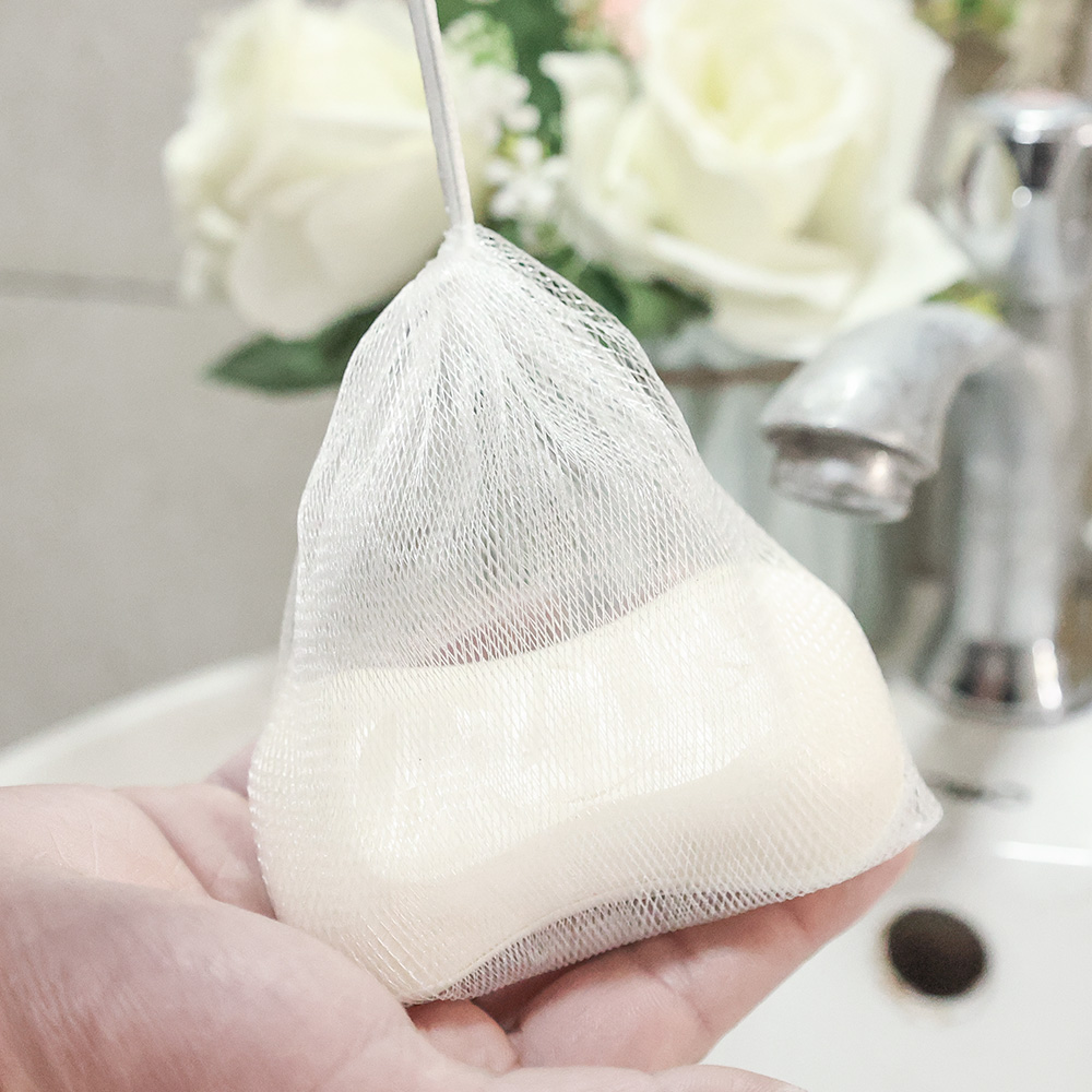 1/5/10Pcs Soap Foaming Net Portable Mesh Soap Bag Body Wash Bathroom Soap Exfoliating Mesh Bags For Shower