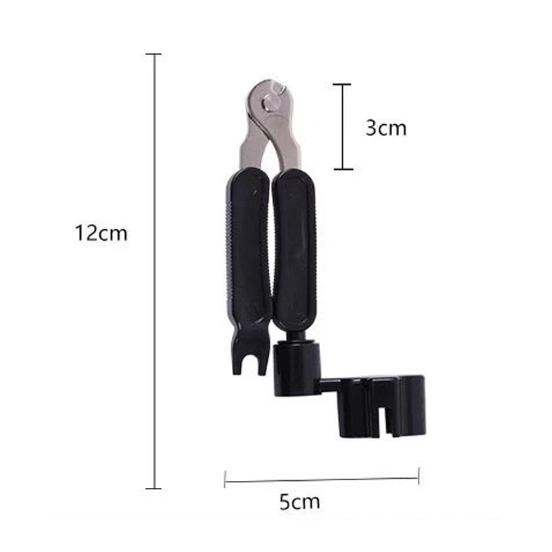 Guitar String Winder Bridge Remover Pin Puller String Cutter Multifunctional Guitar Tuning Tool Bass Guitar Accessories. 