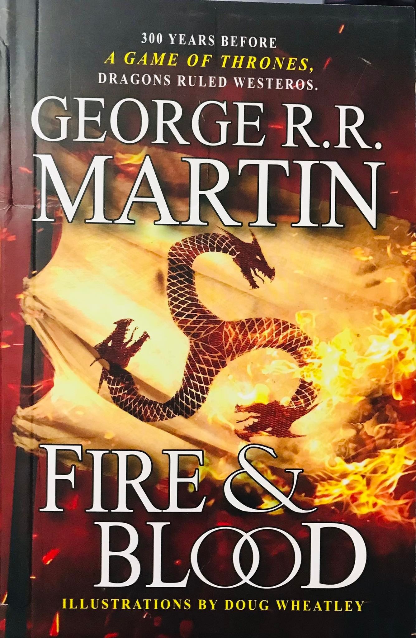 Fire and Blood ( News Print )Paperback )