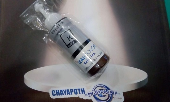 Real Color Sublimation Ink - Black 1 Bottle x 100ml Black Sublimation ink. 