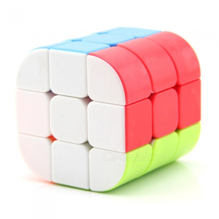 3x3 Speed Magic Rubik Cube Puzzles, Cylinder. 