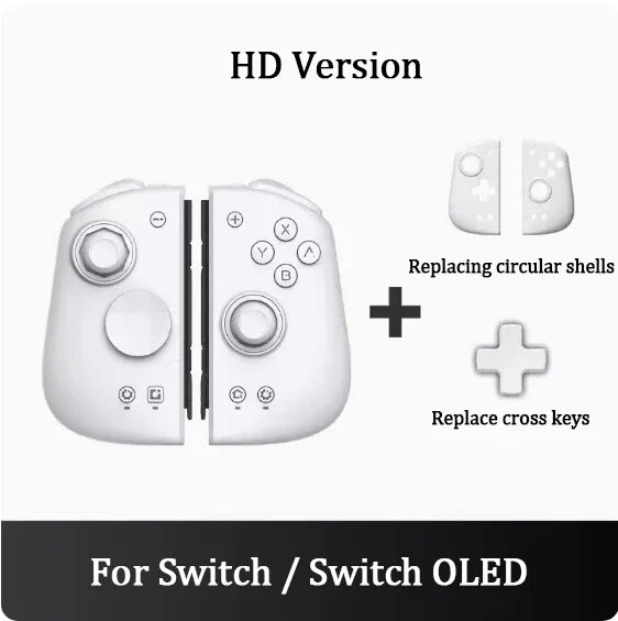 MOBAPAD M6 Gemini 2 Game Controller,Joypad with Hall Joystick Left Right Handle Grip Console for Switch NS OLED Gamepad. 