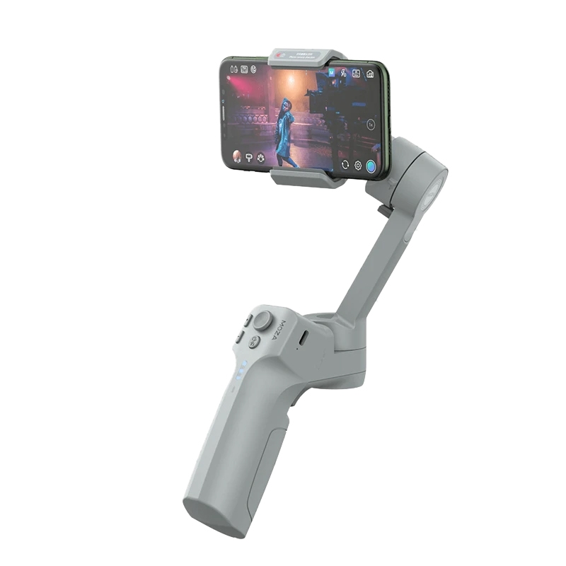 MOZA Mini MX 3 Axis Foldable Handheld Gimbal Stabilizer for Action Camera and Phone(Grey)