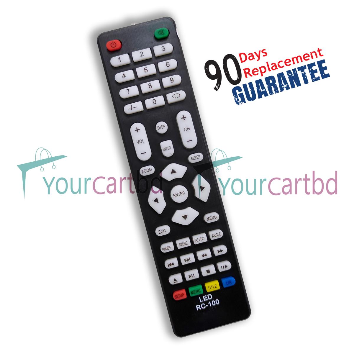 China LED RC-100 TV Remote Control China LCD LED TV Remote Control fir RC-100