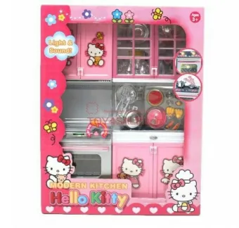 modern kitchen set hello kitty