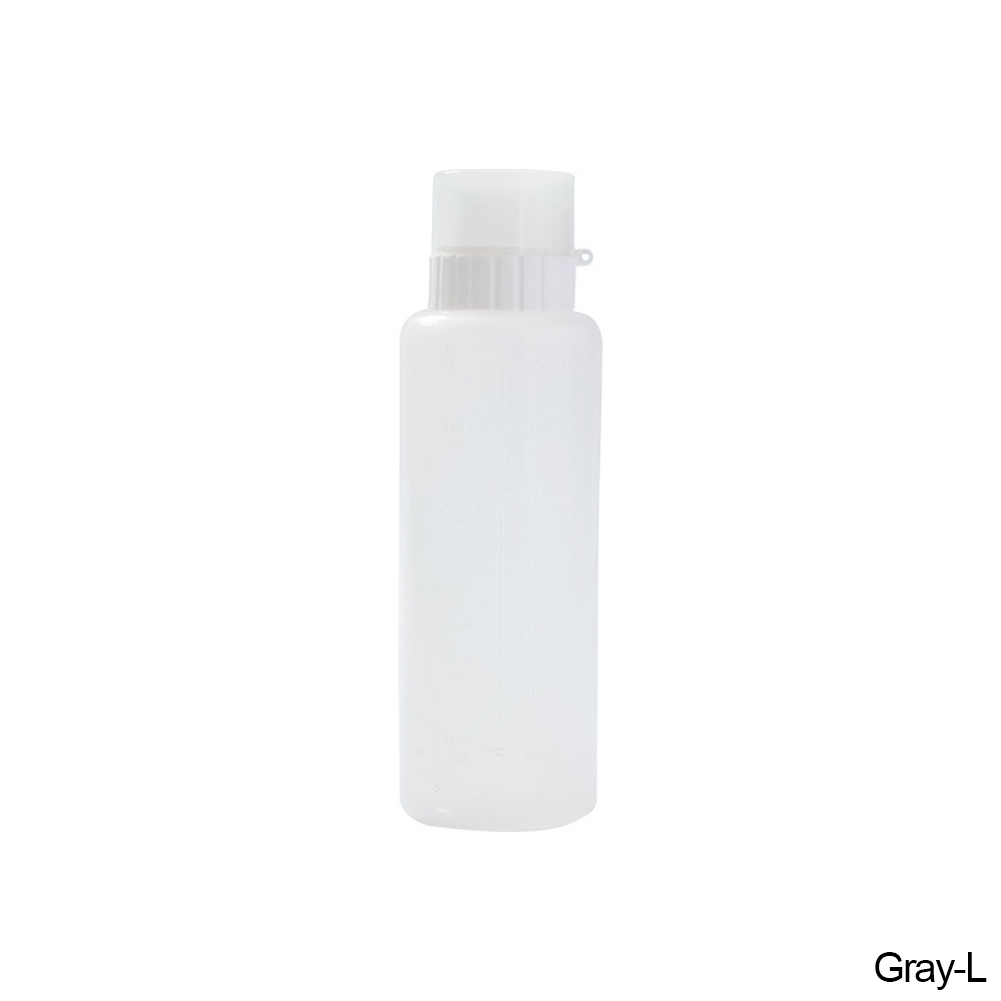 （New）Multifunction 5 Hole alad queeze Bottle Ketchup Container with cale Honey Jam Refillable Condiment auce queeze Bottle. 
